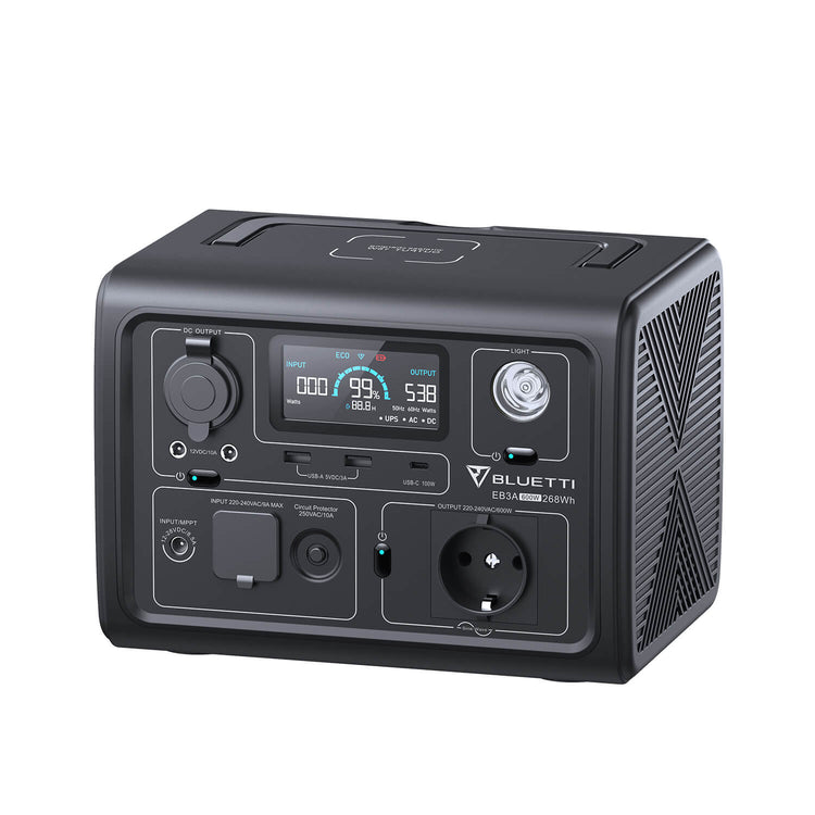 BLUETTI EB3A Station électrique portable | 600 W / 268 Wh - Occasion