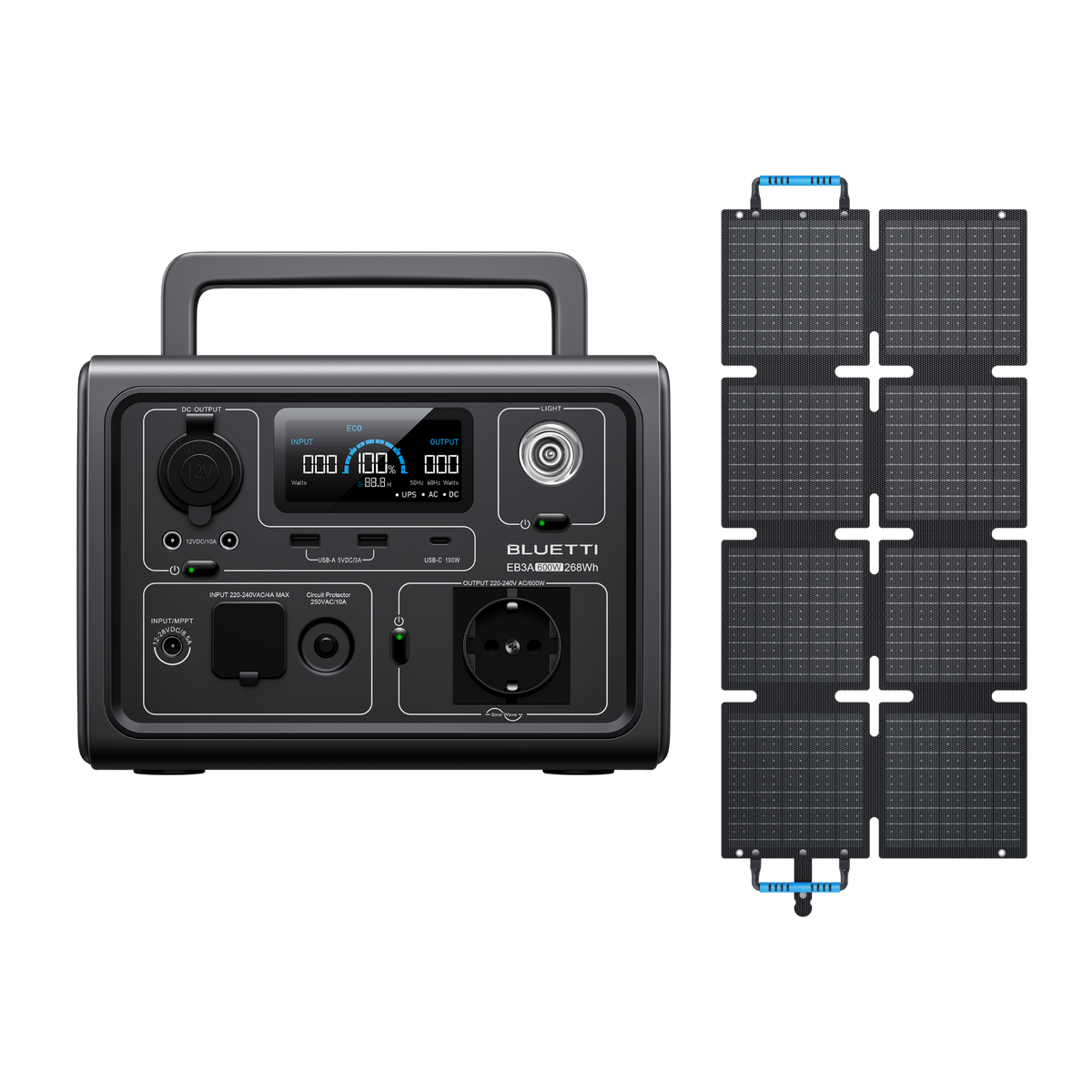 BLUETTI EB3A Station électrique portable | 600 W / 268 Wh-AMZ