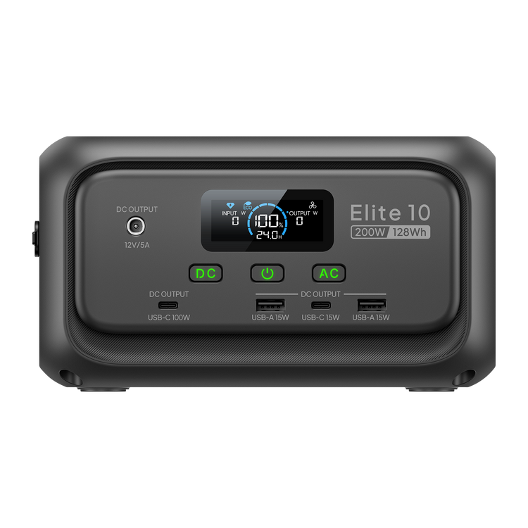 BLUETTI Elite 10 Mini Station Électrique  | 200 W 128 Wh