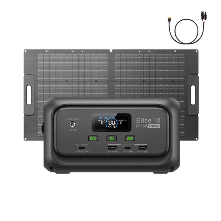 BLUETTI Elite 10 Mini Station Électrique  | 200 W 128 Wh