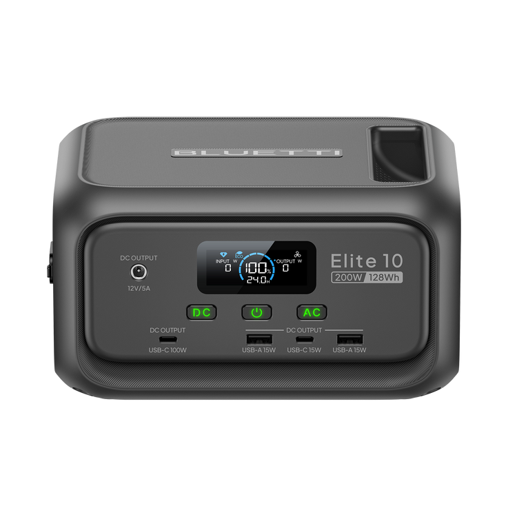 BLUETTI Elite 10 Mini Station Électrique  | 200 W 128 Wh