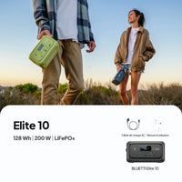 BLUETTI Elite 10 Mini Station Électrique  | 200 W 128 Wh