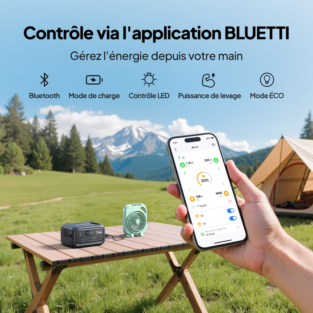 BLUETTI Elite 10 Mini Station Électrique