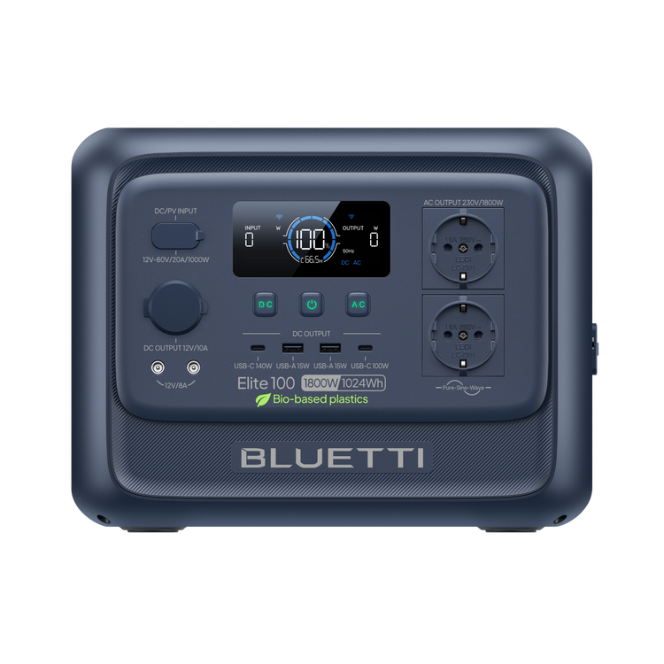 BLUETTI Elite 100 V2 Station électrique portable | 1 800 W, 1 024 Wh