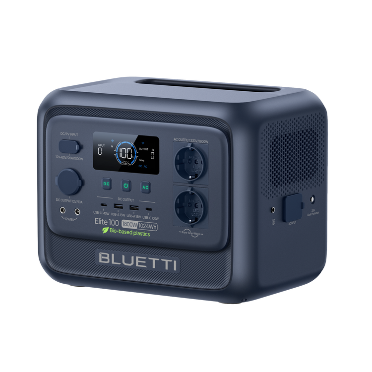 BLUETTI Elite 100 V2 Station électrique portable | 1 800 W, 1 024 Wh