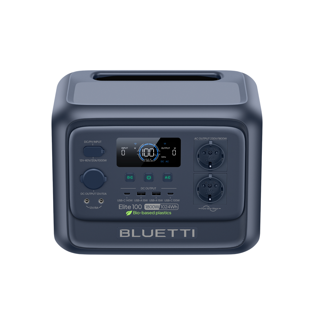 BLUETTI Elite 100 V2 Station électrique portable | 1 800 W, 1 024 Wh