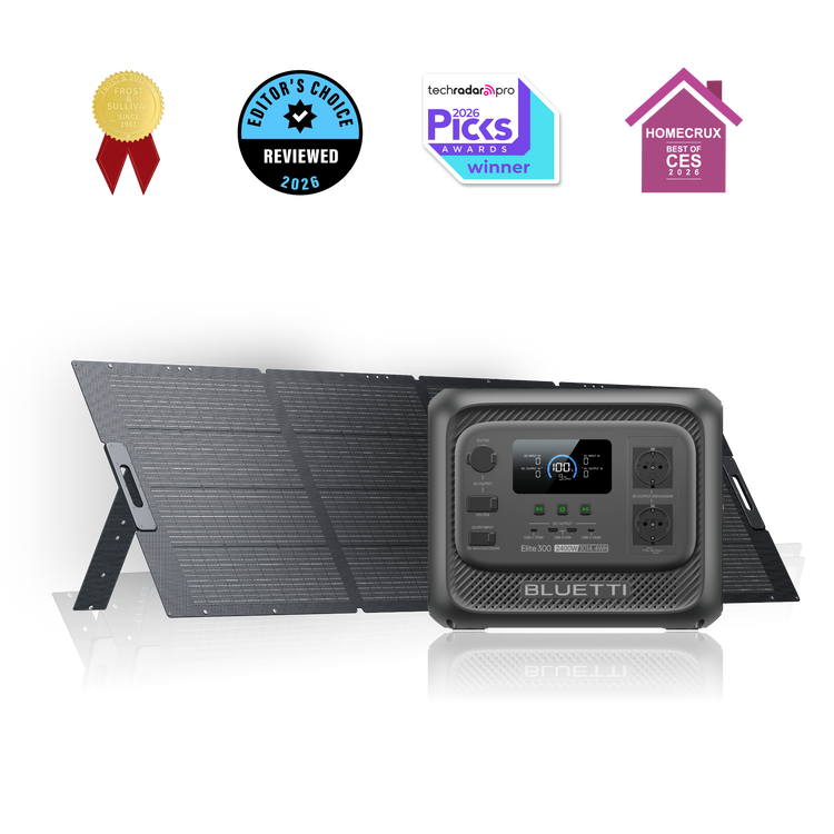 Elite 300 + 350W | 2 400 W, 3 014,4 Wh, 350 W Solaire