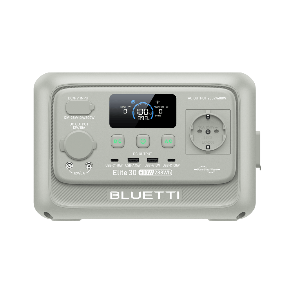 BLUETTI Elite 30 V2 Station électrique portable | 600 W  288 Wh