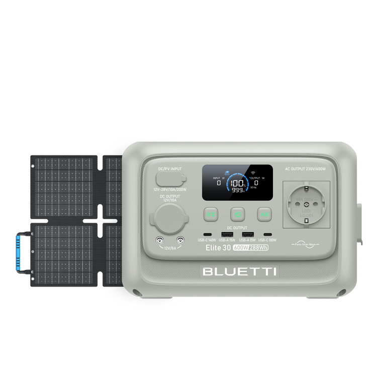 BLUETTI Elite 30 V2 Station électrique portable | 600 W 288 Wh