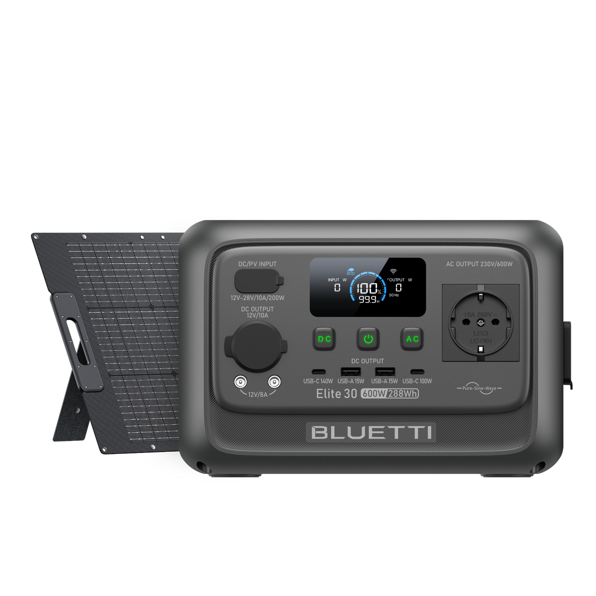 BLUETTI Elite 30 V2 Station électrique portable | 600 W  288 Wh