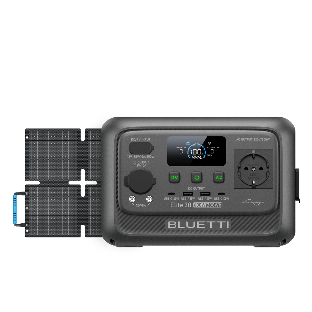 BLUETTI Elite 30 V2 Station électrique portable | 600 W  288 Wh