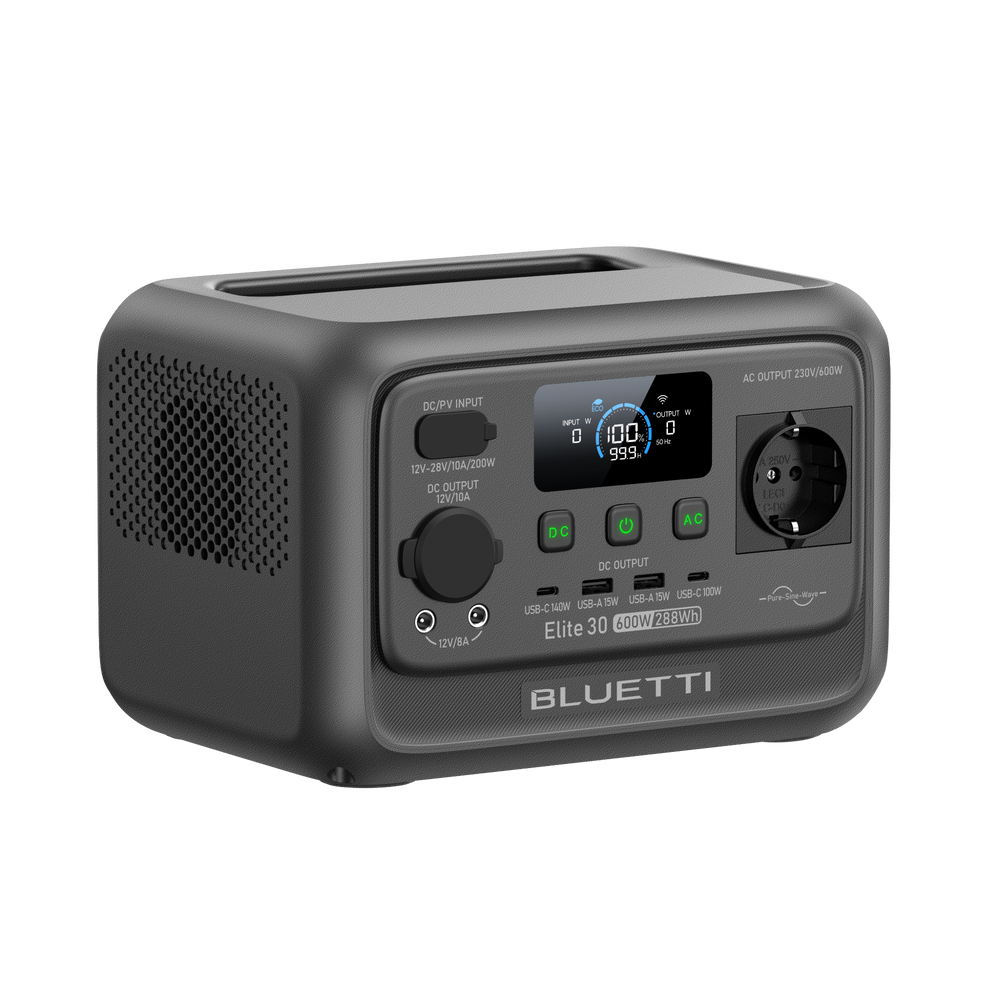 BLUETTI Elite 30 V2 Station électrique portable | 600 W  288 Wh