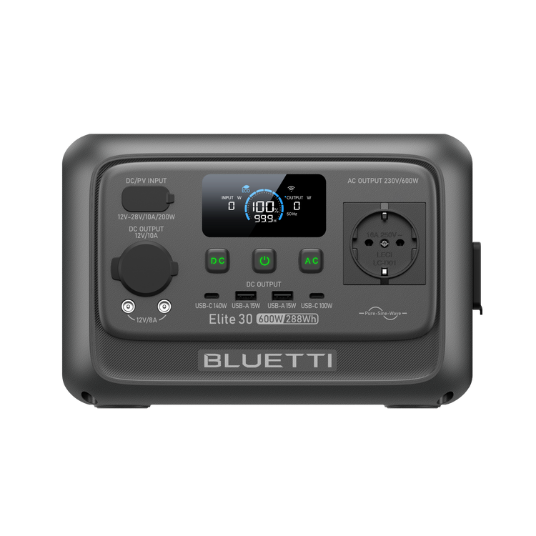 BLUETTI Elite 30 V2 Station électrique portable | 600 W  288 Wh