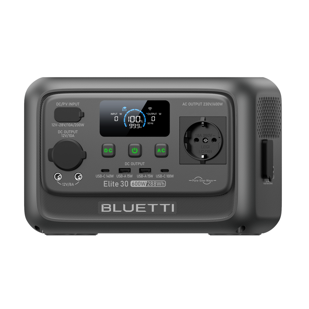 BLUETTI Elite 30 V2 Station électrique portable | 600 W  288 Wh
