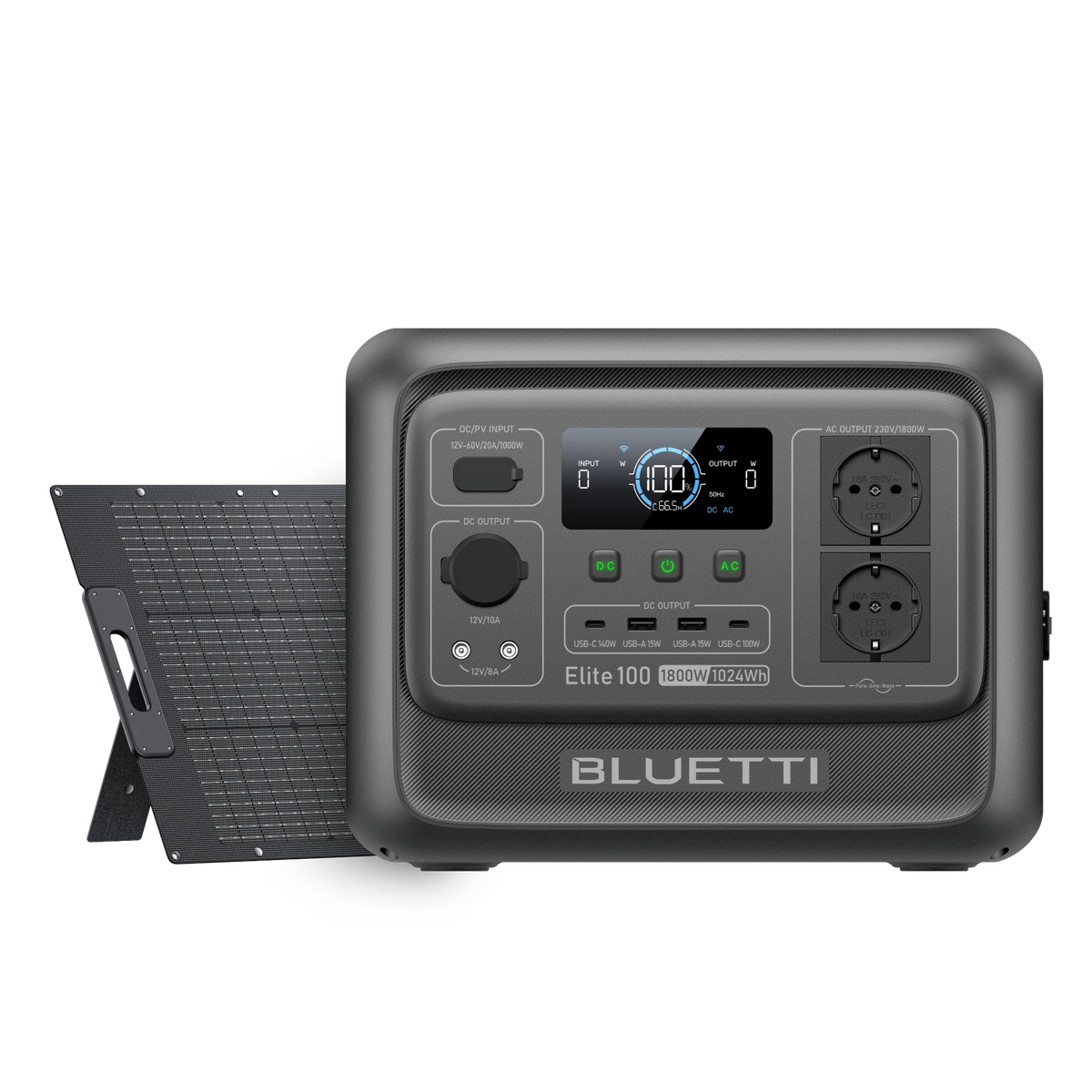 BLUETTI Elite 100 V2 Station électrique portable | 1 800 W, 1 024 Wh（Amazon）