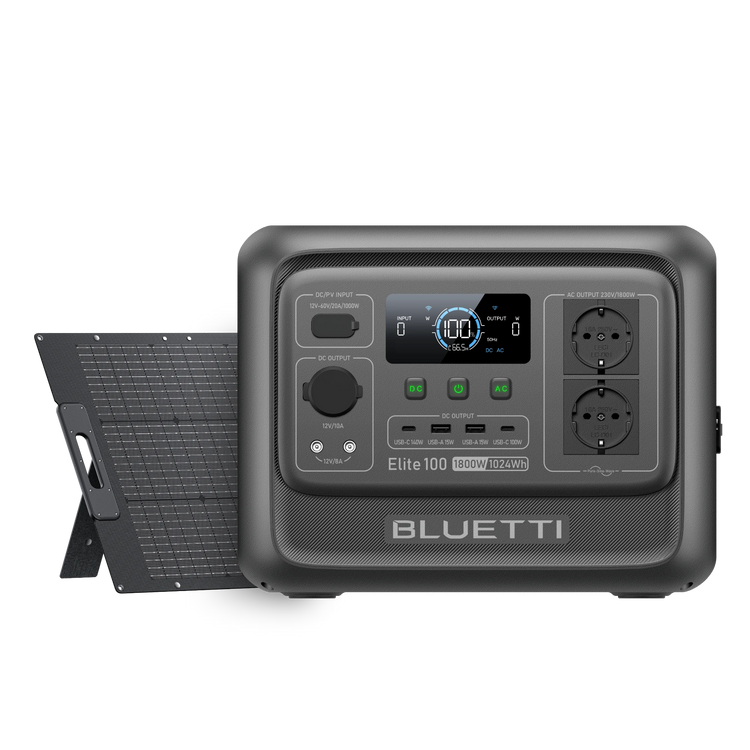 BLUETTI Elite 100 V2 Station électrique portable | 1 800 W, 1 024 Wh