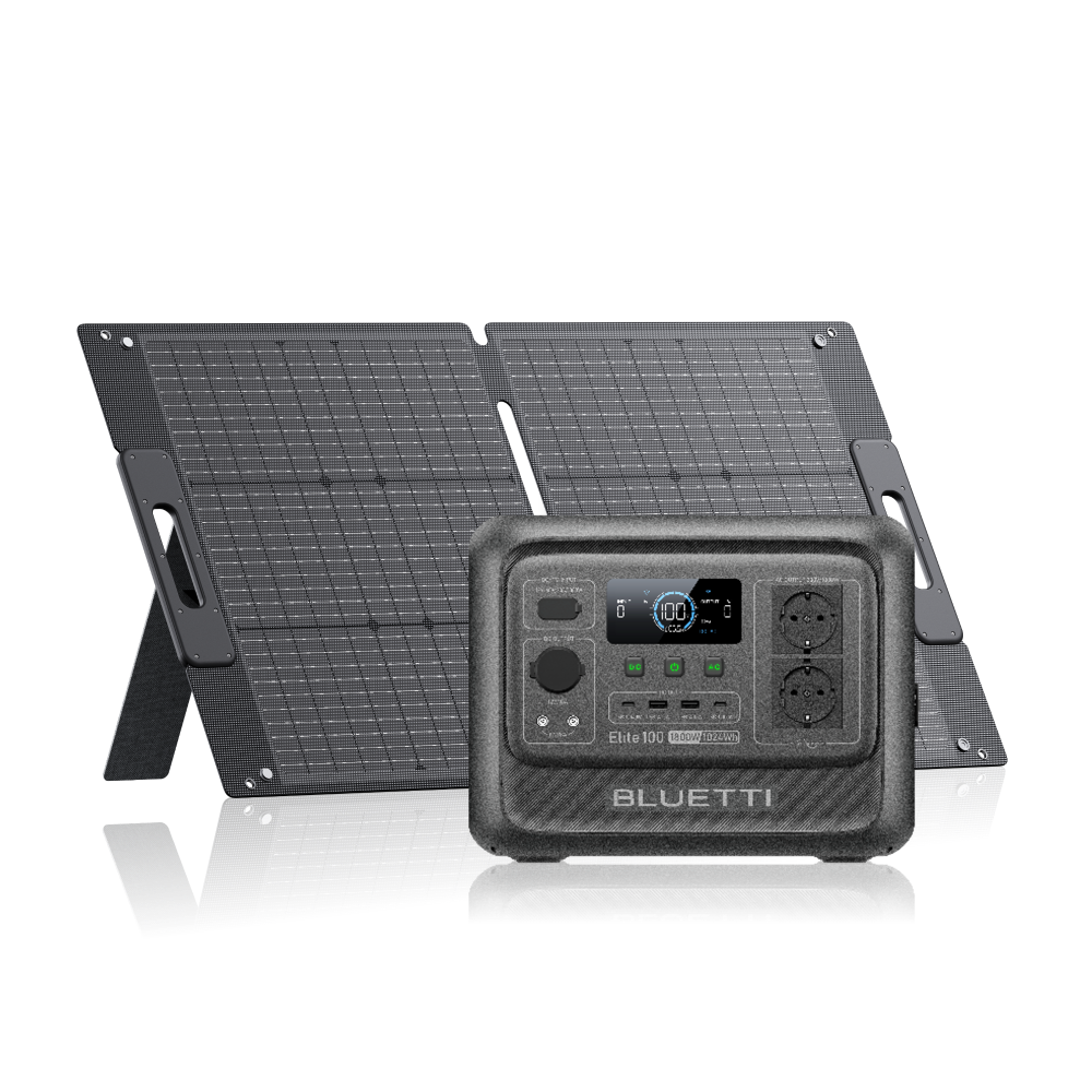 Elite 100 V2 + 100W | 1 024 Wh, 1 800 W, 100 W Solaire