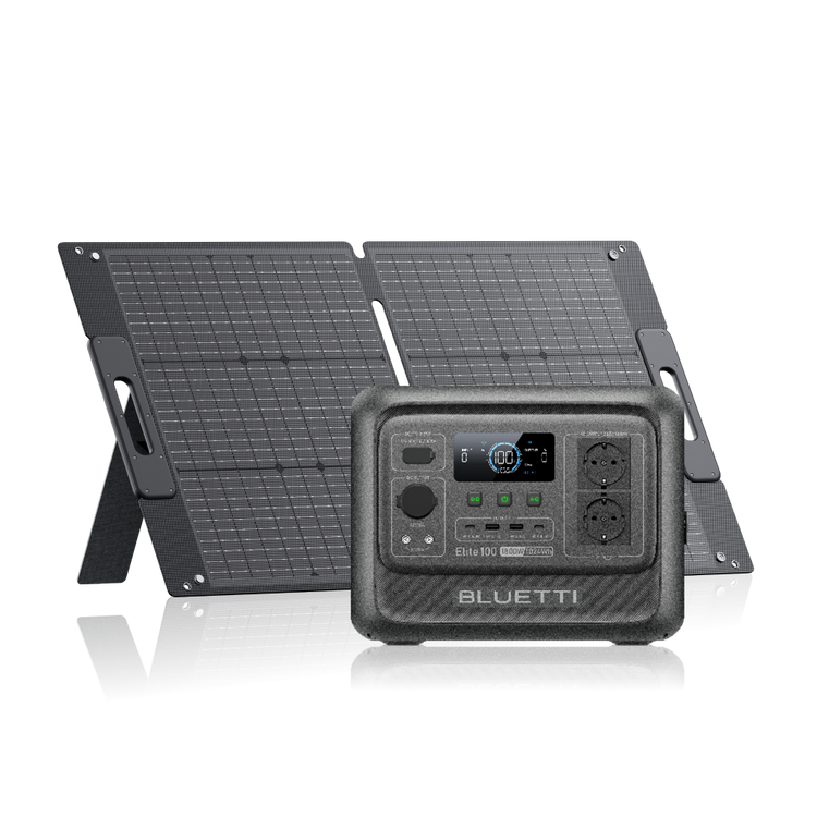 Elite 100 V2 + 100W | 1 024 Wh, 1 800 W, 100 W Solaire