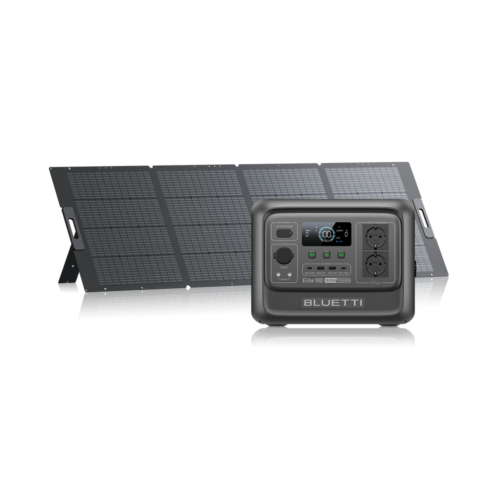 Elite 100 V2 + 350W  | 1 024 Wh, 1 800 W, 350 W Solaire