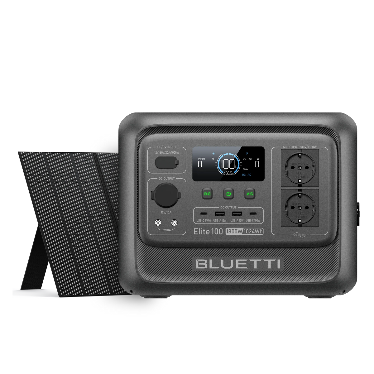BLUETTI Elite 100 V2 Station électrique portable | 1 800 W, 1 024 Wh（Amazon）
