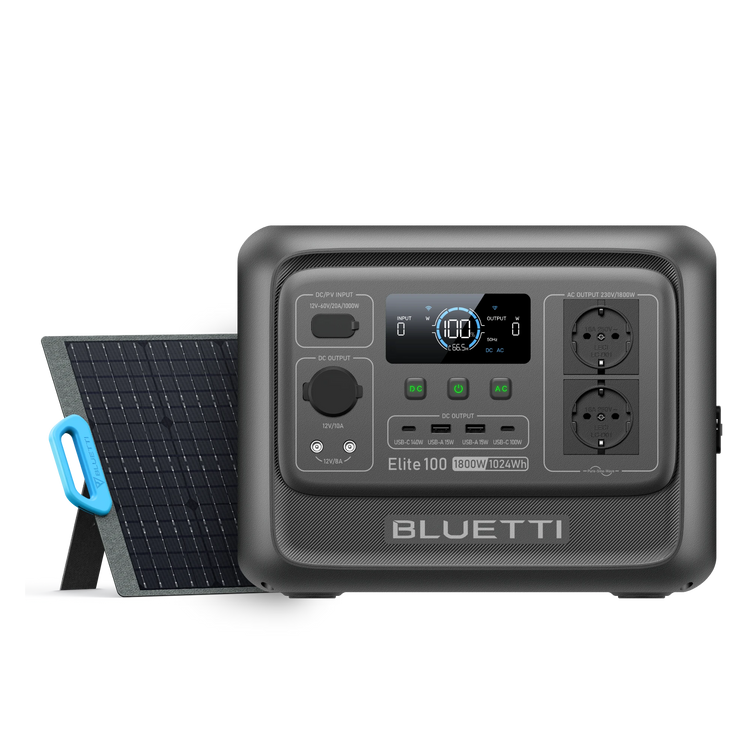 BLUETTI Elite 100 V2 Station électrique portable | 1 800 W, 1 024 Wh