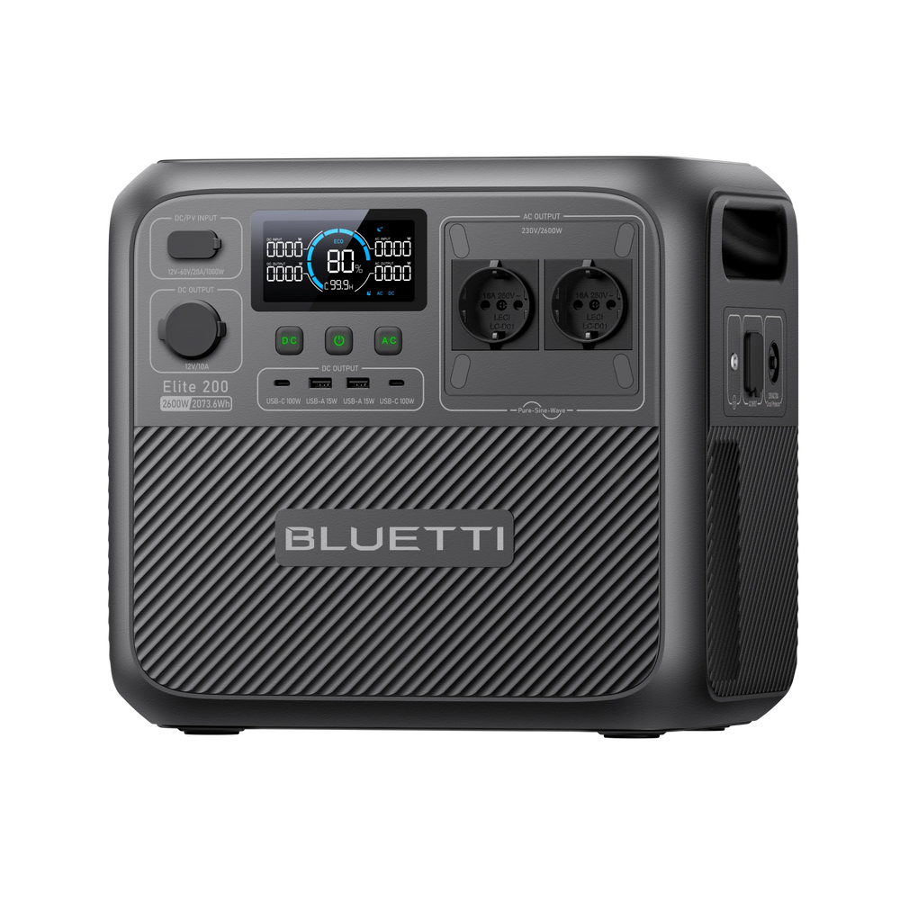 BLUETTI Elite 200 V2 Station électrique portable | 2 073,6 Wh, 2 600 W