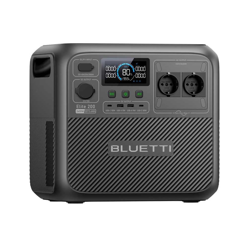 BLUETTI Elite 200 V2 Station électrique portable | 2 073,6 Wh, 2 600 W