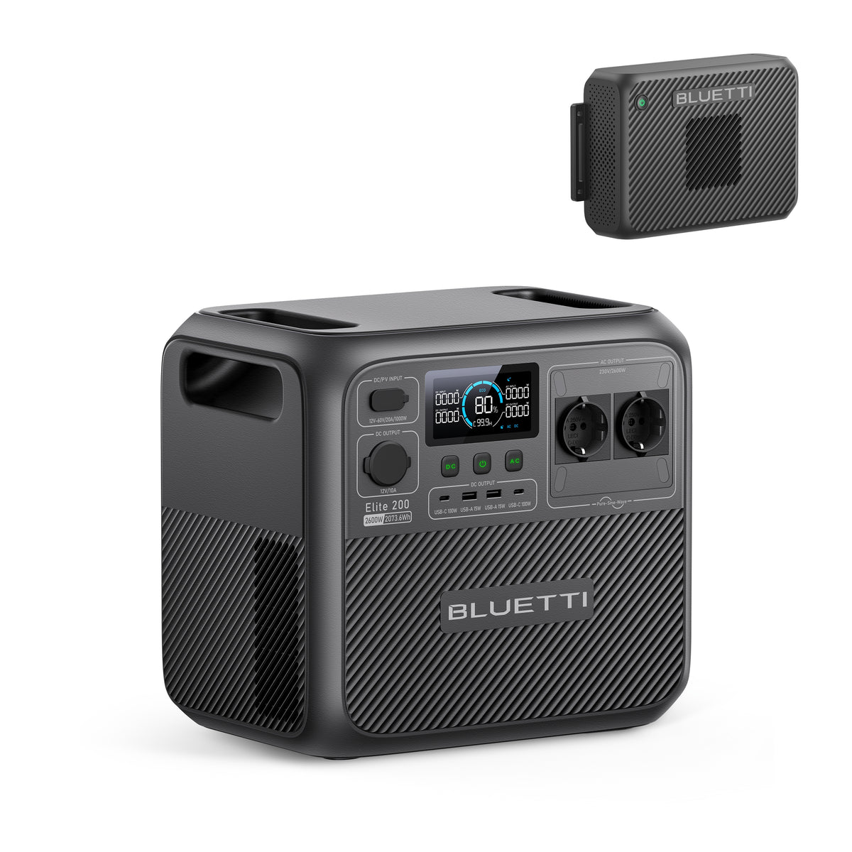 BLUETTI Elite 200 V2 Station électrique portable | 2073,6 Wh 2600 W（AMZ）