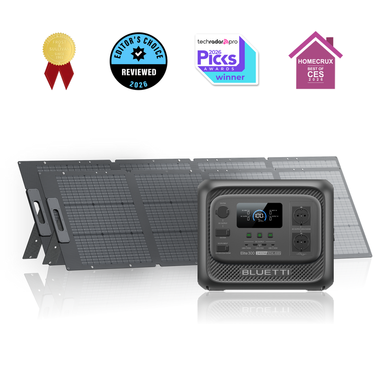 Elite 300 + 2*200W | 2 400 W, 3 014,4 Wh, Kit solaire 400 W