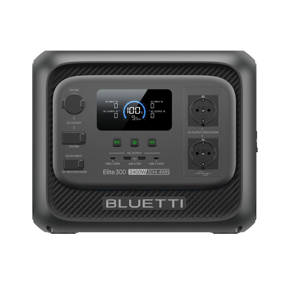 BLUETTI Elite 300 Station d’énergie portable | 2 400 W, 3 014,4 Wh