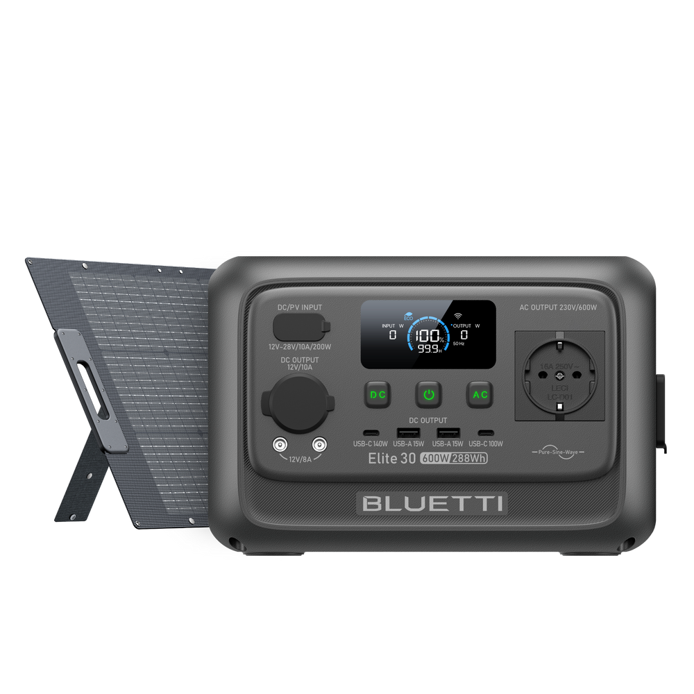BLUETTI Elite 30 V2 Station électrique portable | 600 W  288 Wh