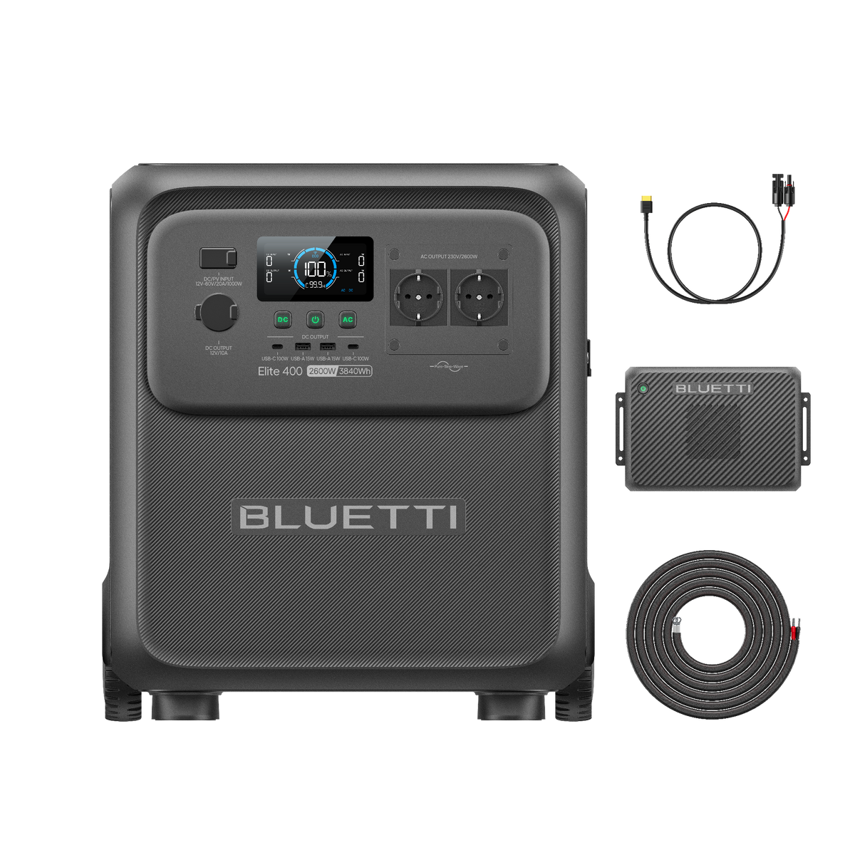 BLUETTI Elite 400 Station d’alimentation portable | 2 600 W 3 840 Wh