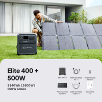 BLUETTI Elite 400 Station d’alimentation portable | 2 600 W 3 840 Wh