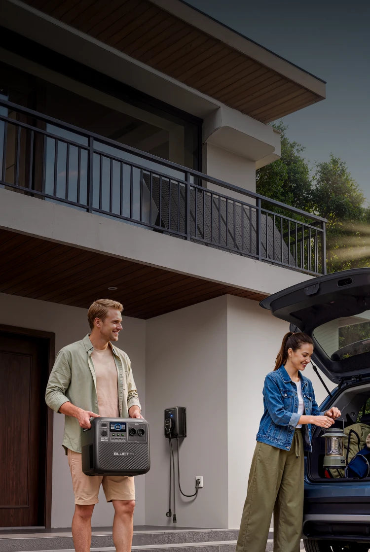 Stockage solaire à domicile et énergie portable pour le week-end