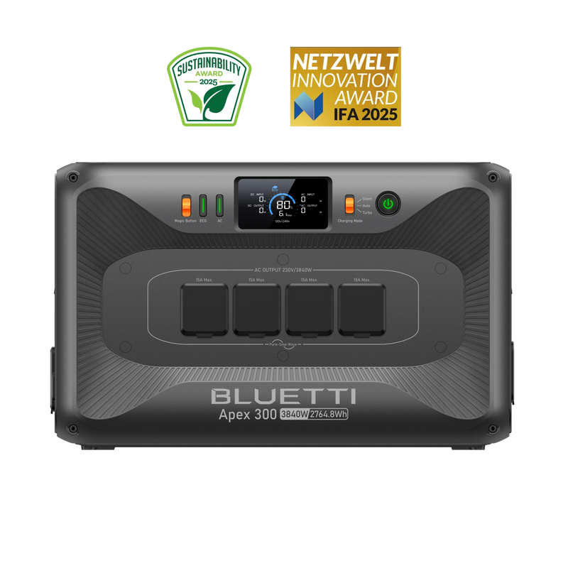 BLUETTI Apex 300 Station d'alimentation polyvalente | 3 840 W, 2 764,8 Wh