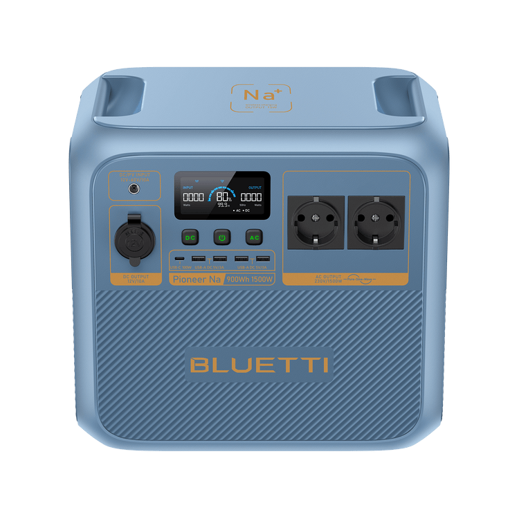 BLUETTI Pioneer Na Station électrique portable (Sodium-ion) | 1 500W, 900Wh