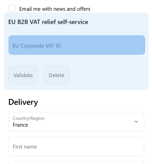 Étape 2 : Vérifiez votre numéro de TVA