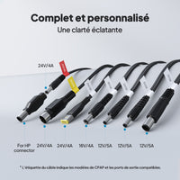 BLUETTI X60 Batterie externe CPAP de 614 Wh