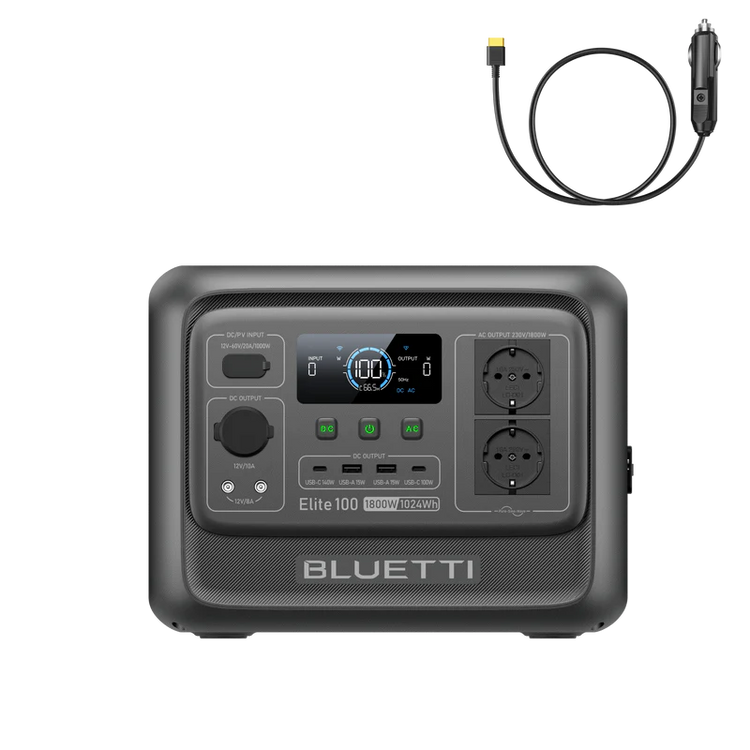 BLUETTI Elite 100 V2 Station électrique portable | 1 800 W, 1 024 Wh