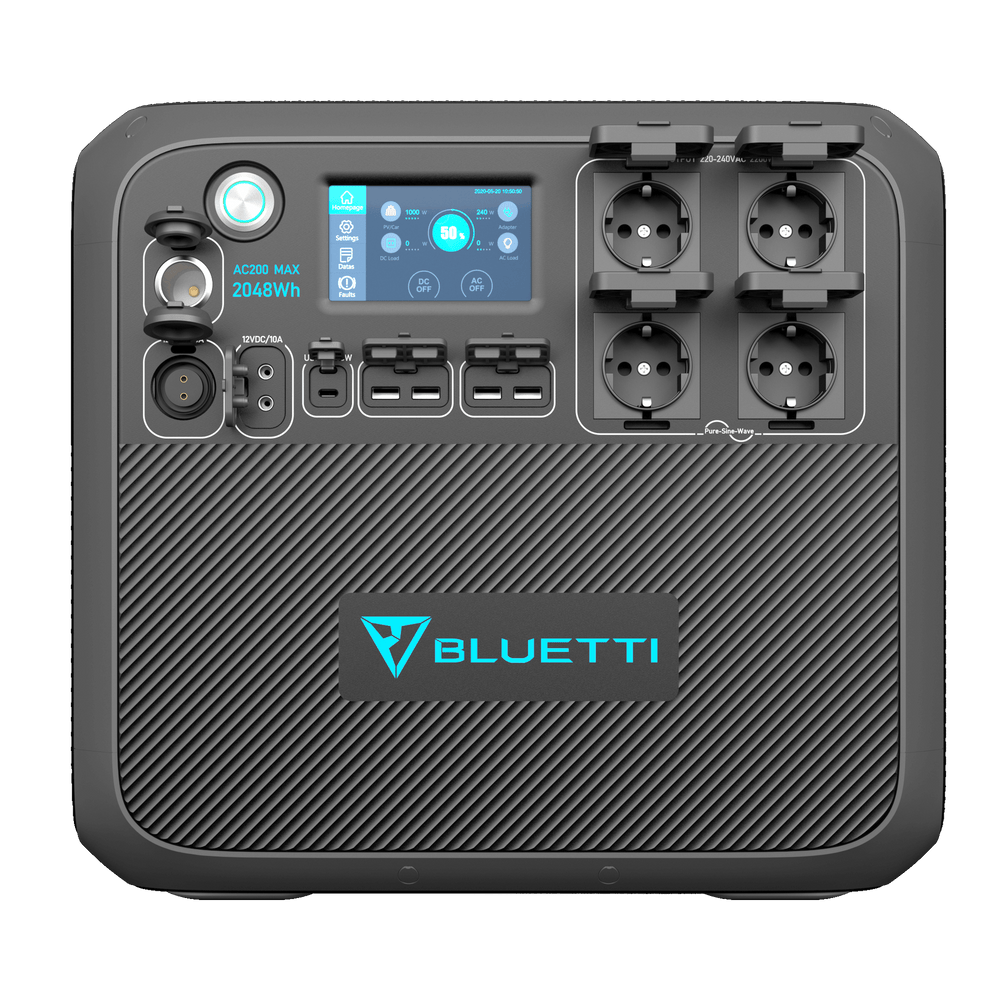 BLUETTI AC200MAX + PV200 Groupe électrogène solaire