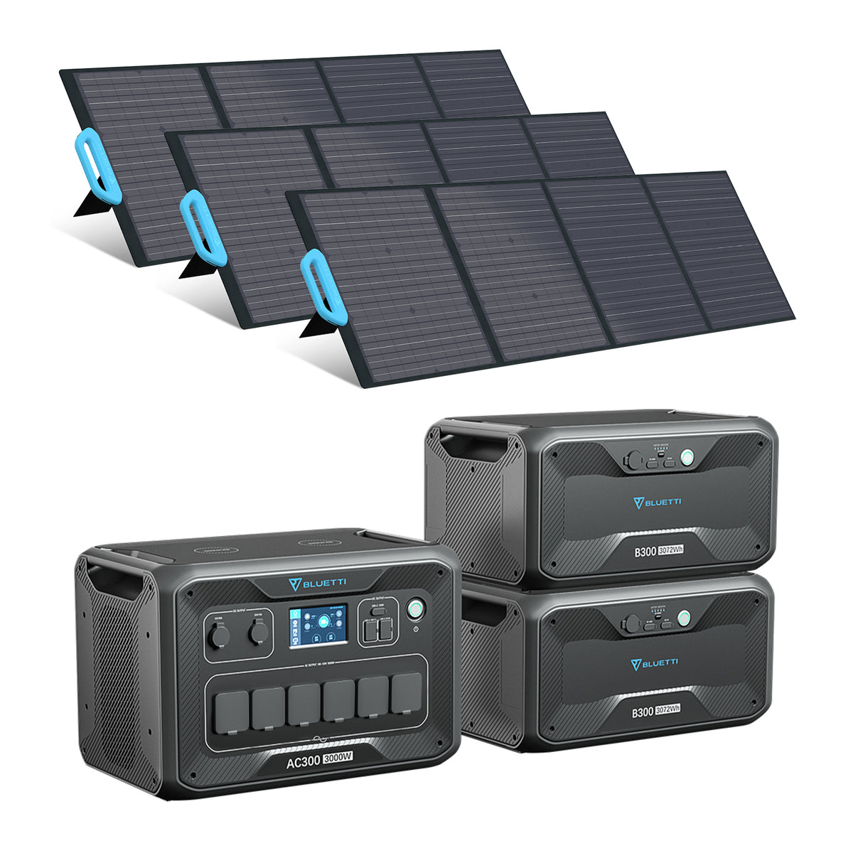 BLUETTI AC300+2*B300+4*PV200