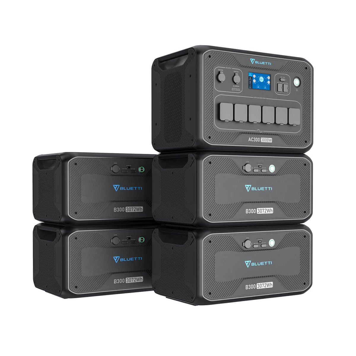 BLUETTI AC300 + B300 Batterie de secours domestique | 3000 W / 3072 Wh
