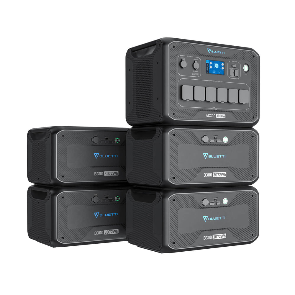 BLUETTI AC300 + B300 + PV350 Groupe électrogène solaire