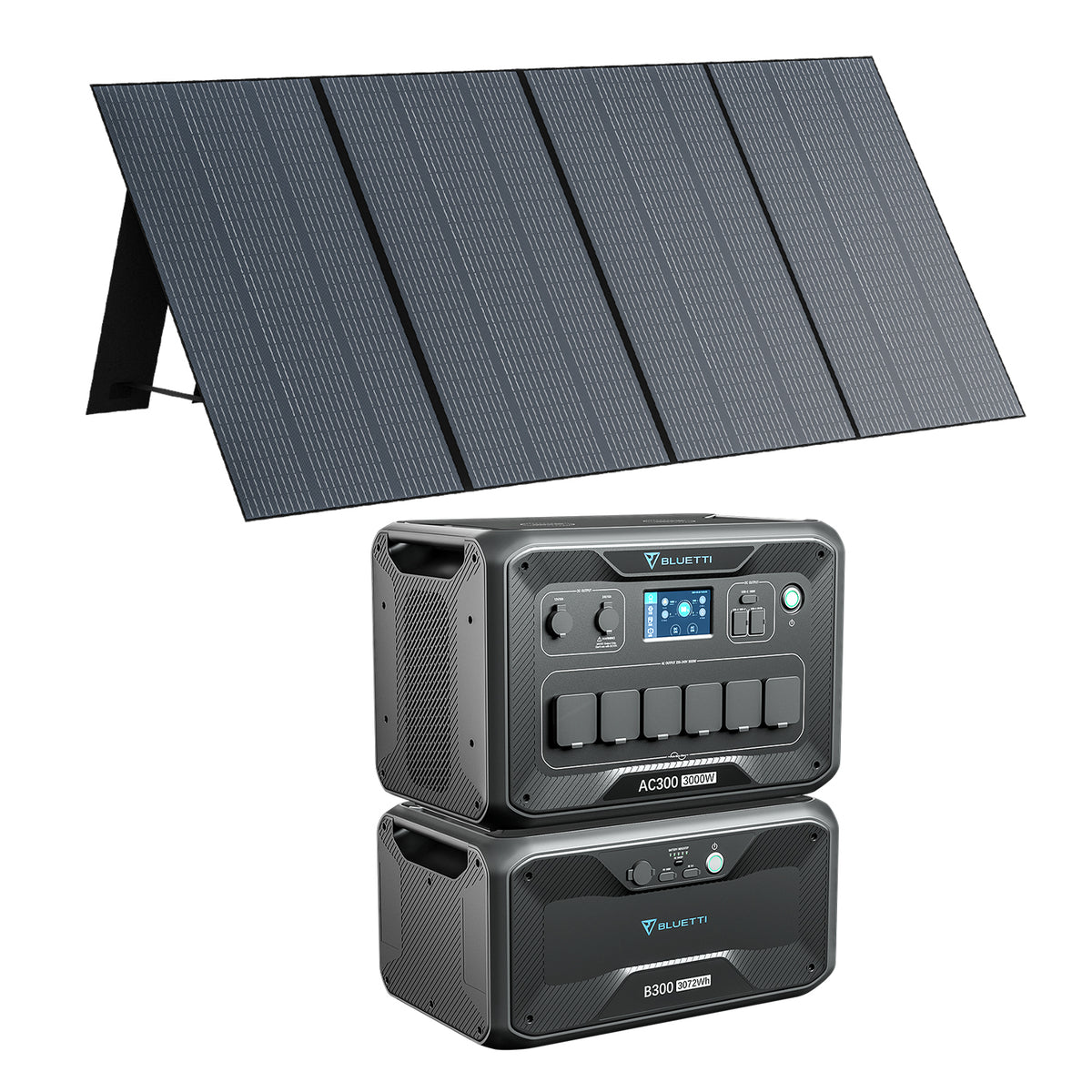 BLUETTI AC300 + B300 + PV350 Groupe électrogène solaire
