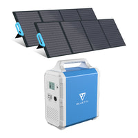 BLUETTI Poweroak EB120 + 2* PV120 Groupe Électrogène Solaire