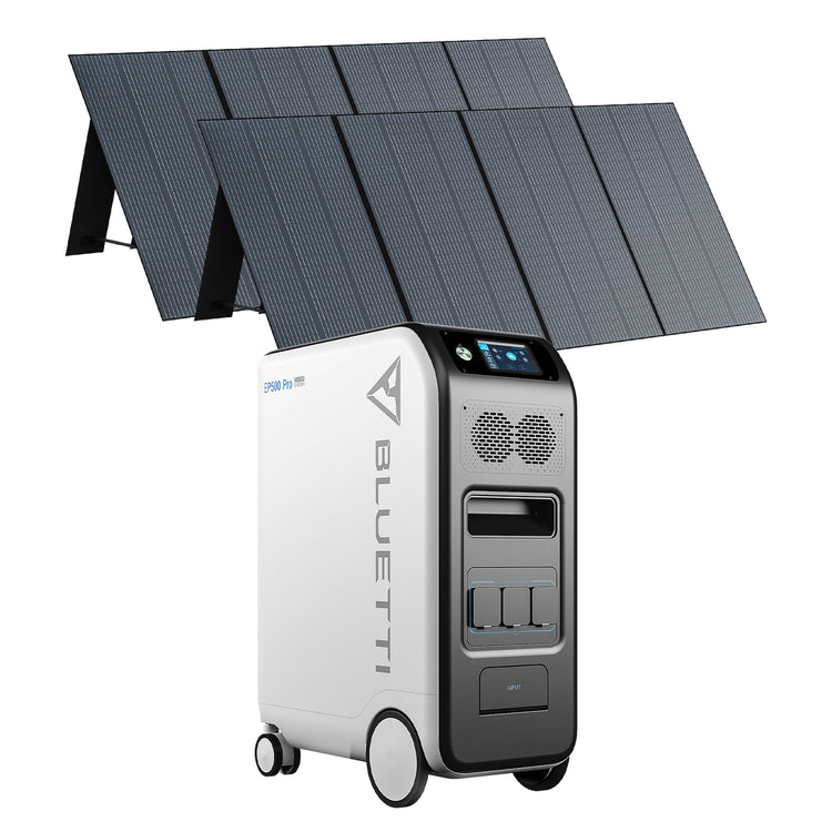 BLUETTI EP500Pro + 2*PV350 Groupe électrogène solaire