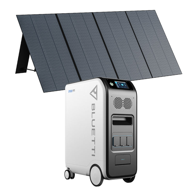 BLUETTI EP500 + PV350 Groupe électrogène solaire